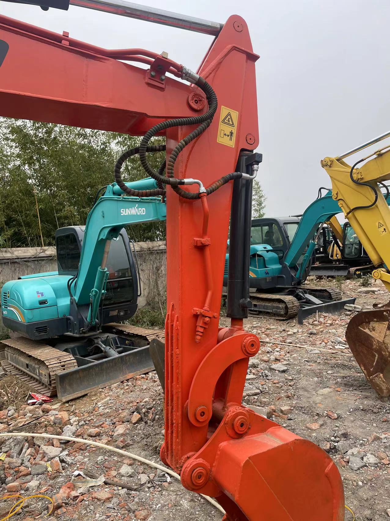 5.5 Ton Mini Used Doosan Dx55 Used Excavator 0.75m3 Bucket Capacity