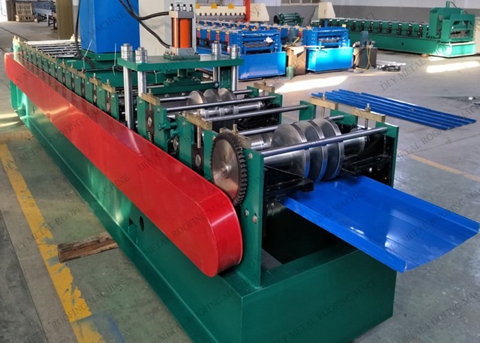 Automatic 480V Snap Lock Metal Roofing Machine 4.5T Standing Seam Roofing Machine