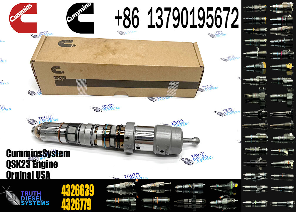 High Quality Injector 4088431 4076533 4062090 4077076 4902827 4326639 for CUMMINS QSK23 Diesel Engine