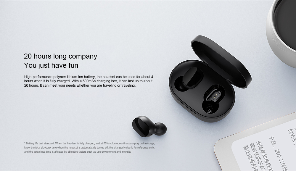 Xiaomi Mi True Wireless Earbuds Basic 2s Gaming Touch Control 20H Battery Life TWS Headsets Mi True Wireless Earbuds