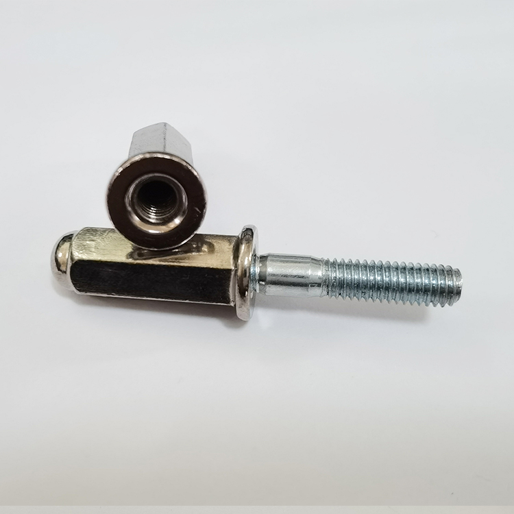 Motorcycle screws Exhaust pipe screw gasket kit Exhaust pipe anti-rust screw with nut