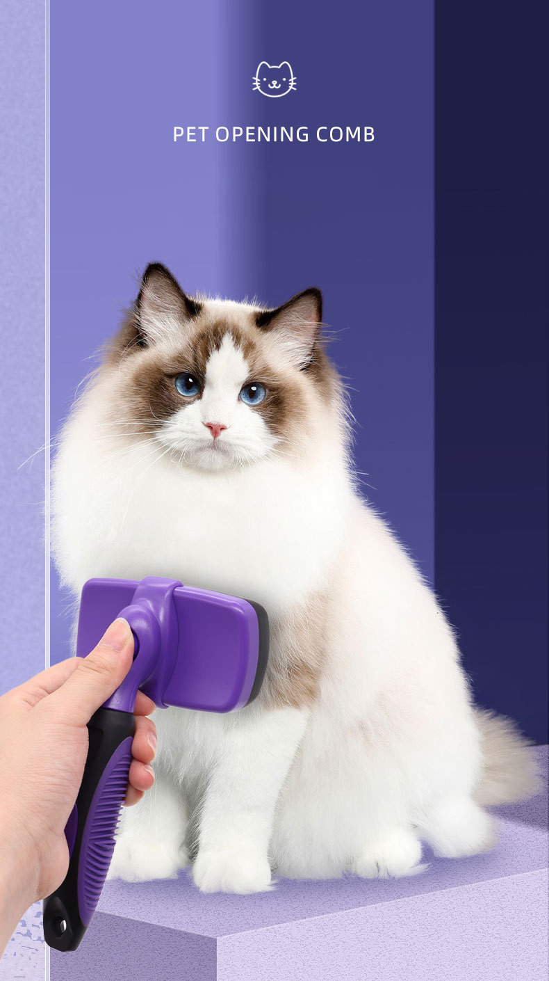 Pet Hair Removal Needle Comb Dog Massage Comb Brush Cat Grooming And Cleaning Supplies