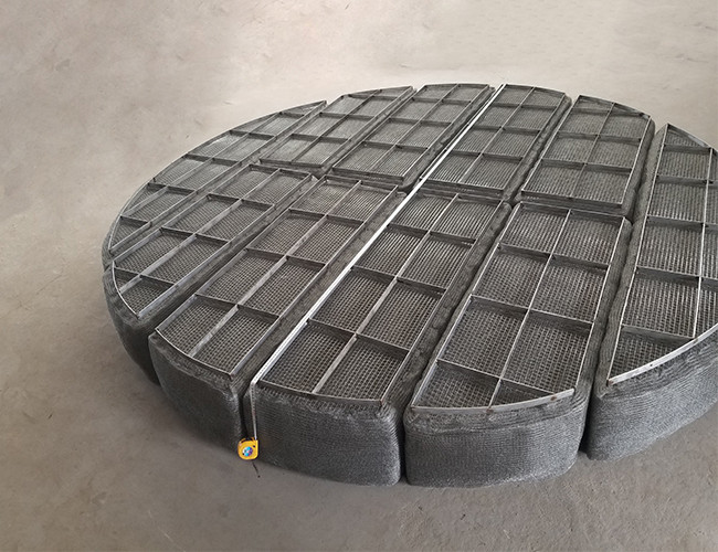 Circle 316L Demister Mesh Pad Scrubber Mist Eliminator ISO9001