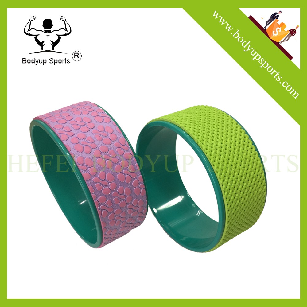 1.25kg Dharma Yoga Wheel , TPE / ABS Cork Yoga Wheel With Private Label