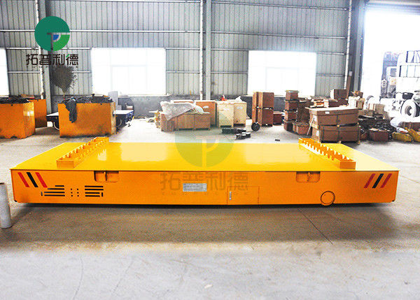 5-40MT Foundry Material Handling Motorized Plantform Transport Cart For Dies, Molds, Coils