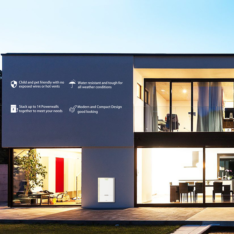 5000 Cycles 100AH Lithium LiFePO4 Battery Hybrid Lifepo4 Tesla Powerwall 5kw