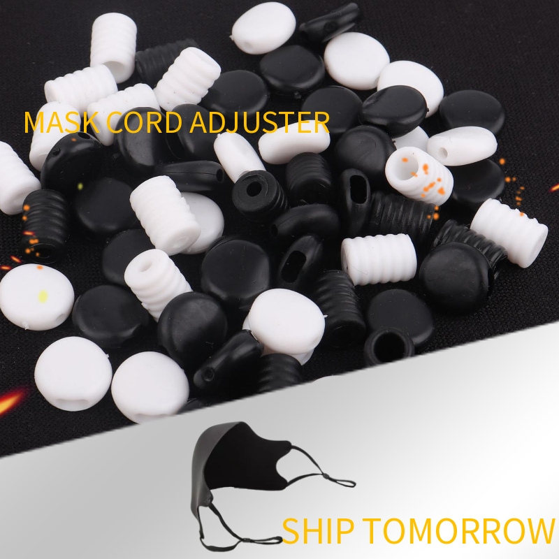 Elastic Cord Stopper Toggles Silicone adjusting clip,Cord Lock Adjuster Elastic,Band Stopper Shape Fastener Sewing