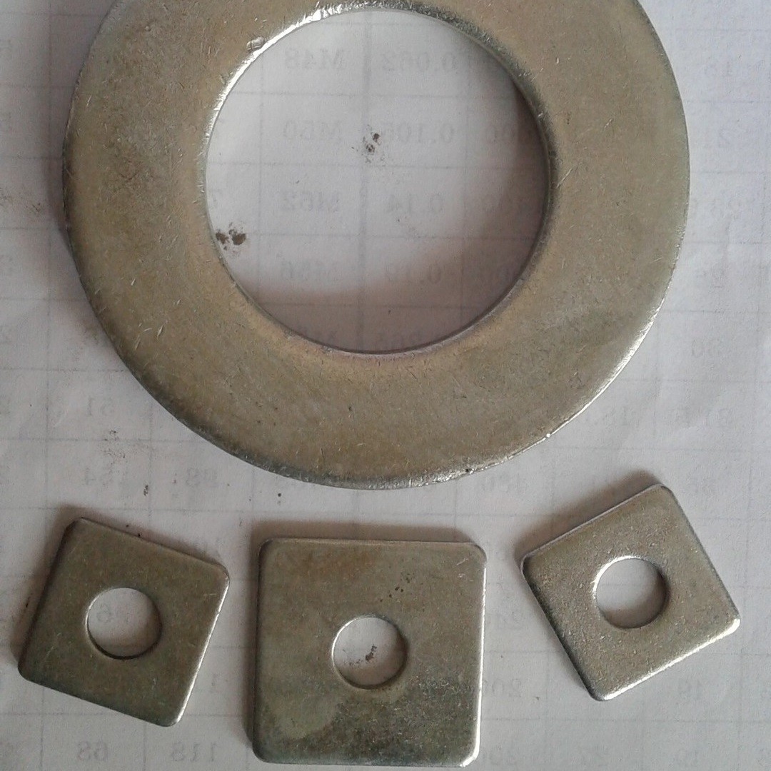 M6 M8 Carbon Steel Zinc Plated Galvanized Thin Round Hard Flat Washer DIN125