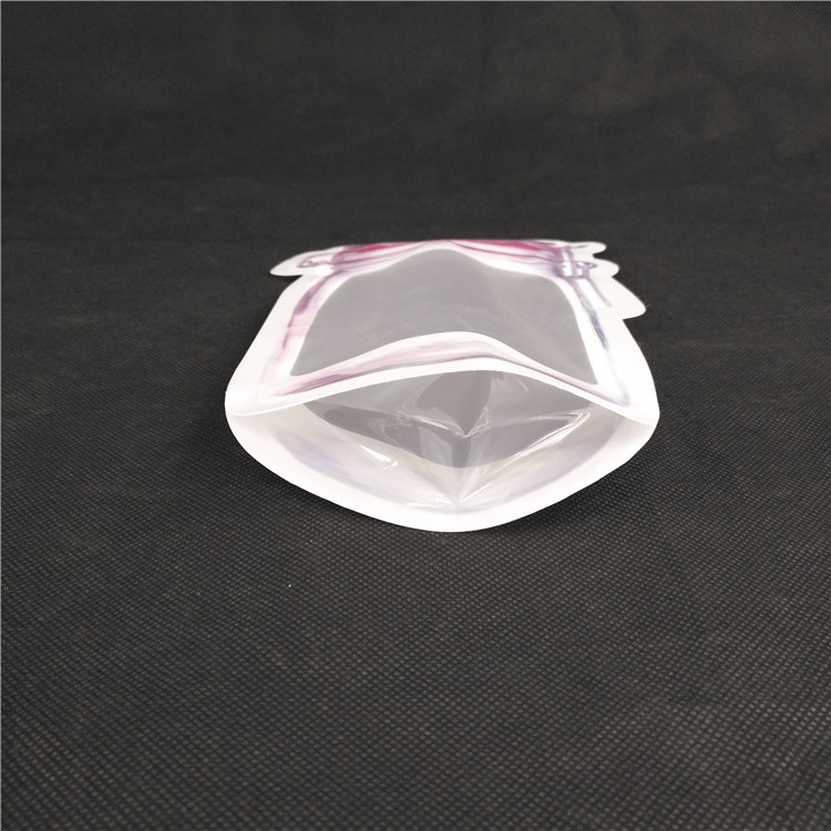 Special Shaped Printing Logo Food Grade Juice Milk Jelly Liquid Stand up Bottle Shape Sachets
