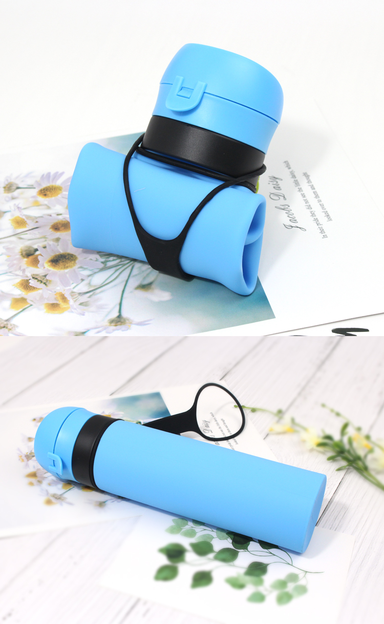 Sport Gift 150g Adults Roll Up Silicone Bottle