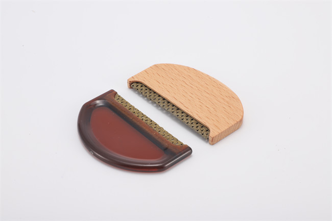 Sweater Comb Wood Plastic Handle Multi-Fabric Shaver Comb Removes Pills & Fuzz & Lintfrom Garments