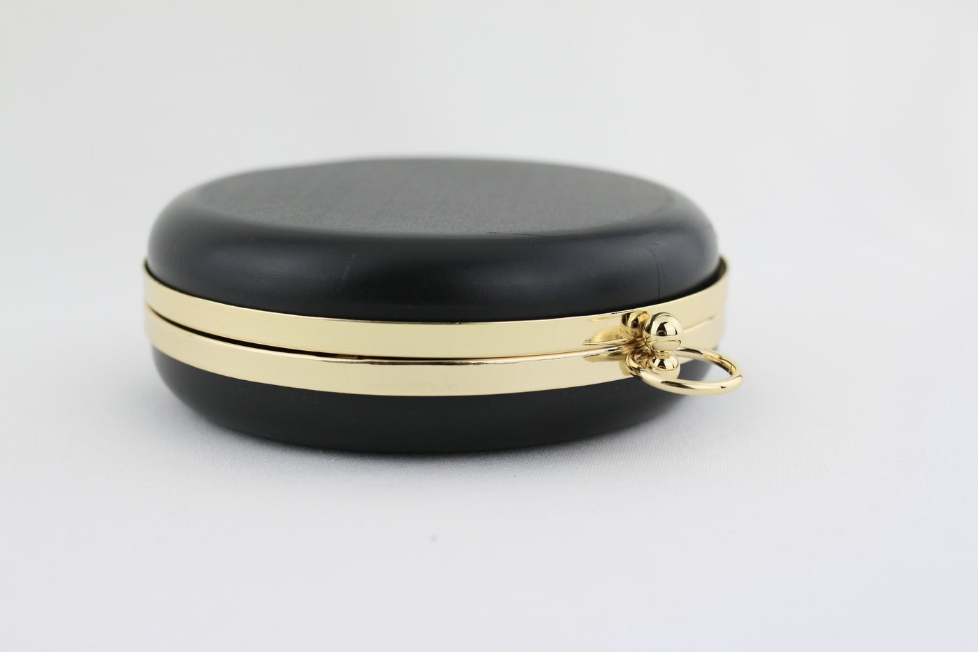DIY Metal O Ring Closure Round Purse Frame With Covers