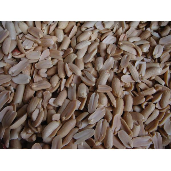 Half Splitting Peanut Peeling Machine / Split Roasted Peanut Skin Peeling Line