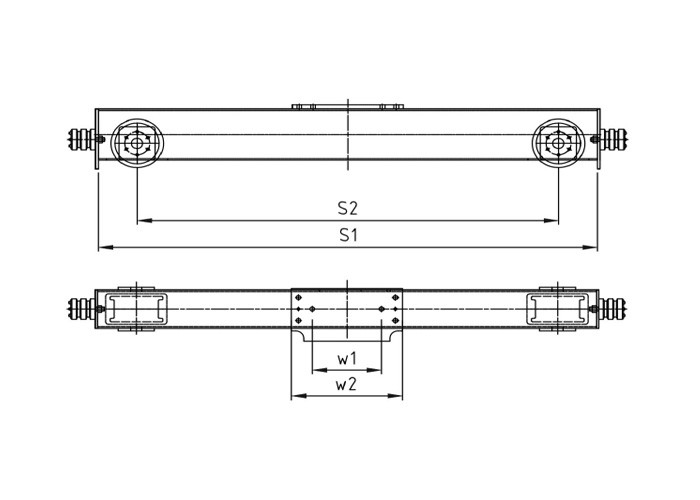 European Type Single or Double Girder Overhead Crane End Carriage