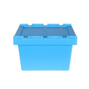 Rectangle Stackable Collapsible Plastic Moving Boxes Plastic Moving Crates With