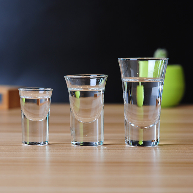 Machine Made 2 Oz Goblet Shot Glass For Wine Tasting