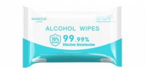 Buy cheap Antibacterial Wet Disinfectant Wipes 75% Alcohol Hand Cleaning Sanitizing product