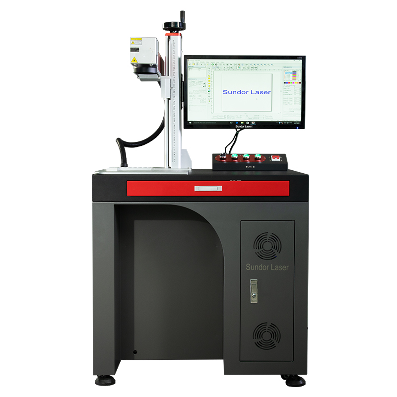 SEMICONDUCTOR Laser Type 20W 30W 50W Laser Marking Machine with Table