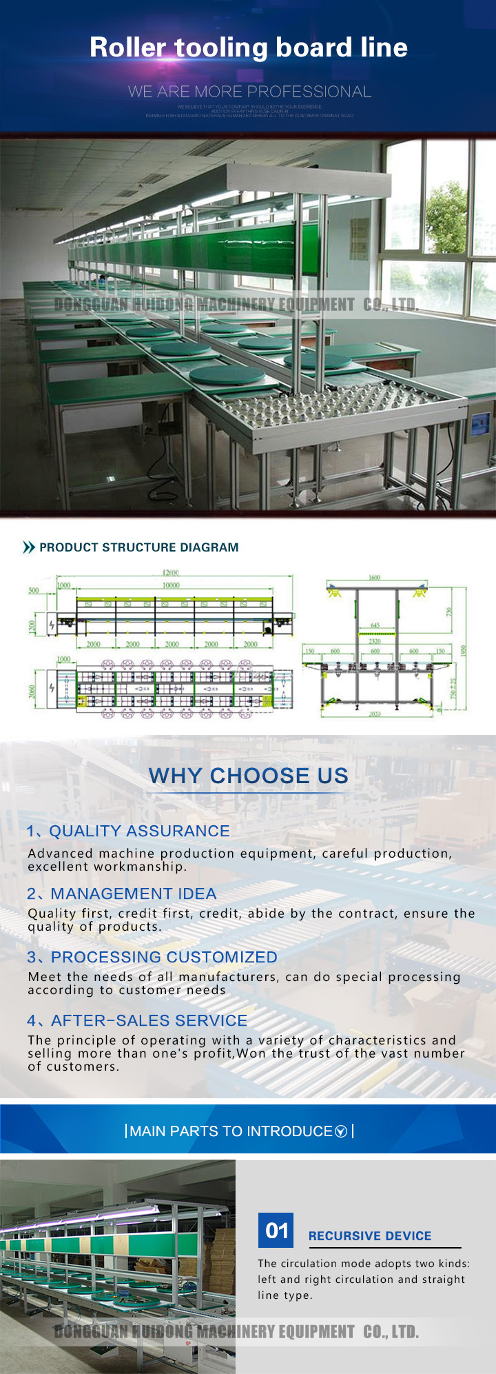 Belt Type Production Line Conveyor Systems Good Hardness For Industry