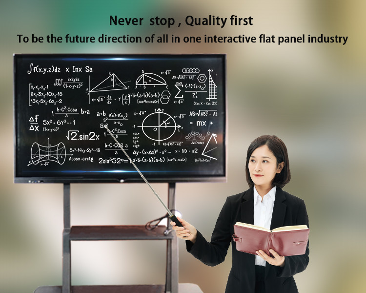 96 Inch Interactive Flat Panel Displays Multi Touch Portable Interactive Whiteboard ROHS