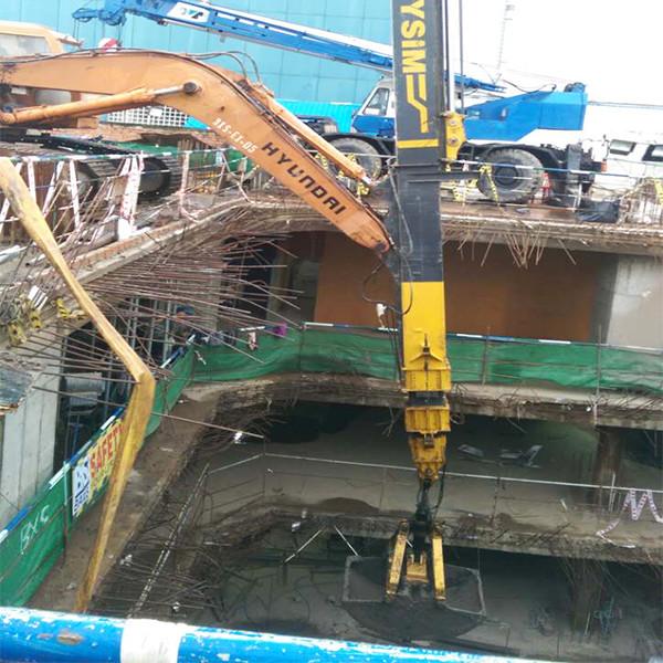 Construction Telescopic Boom Grab Foundation Drilling Tools Excavator Telescopic Clamshell