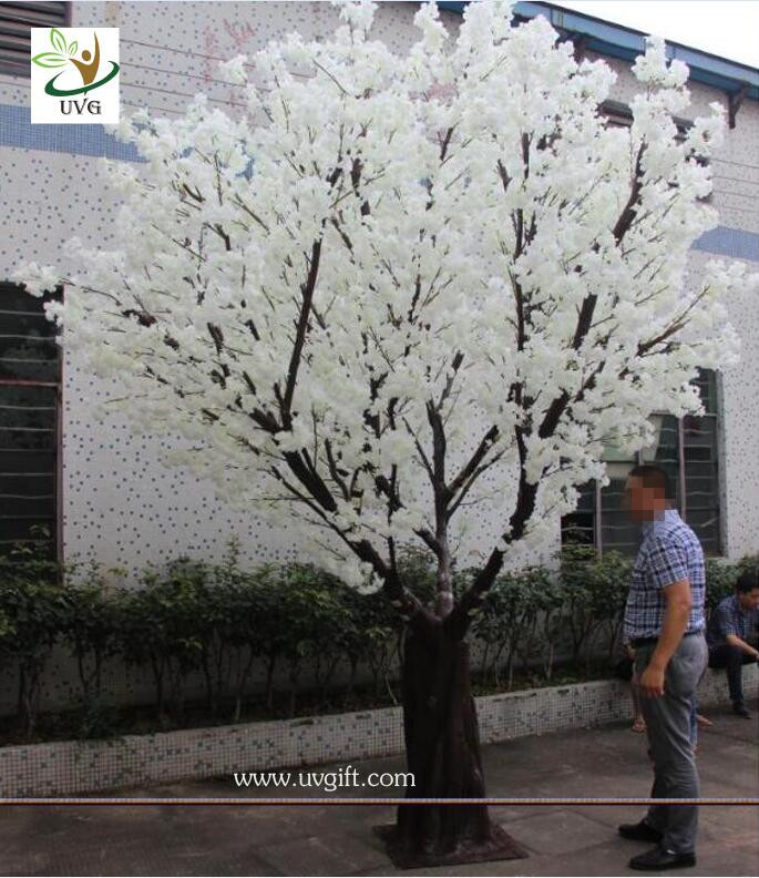 UVG CHR137 cherry blossom tree price with white fake sakura branches for weddings and events