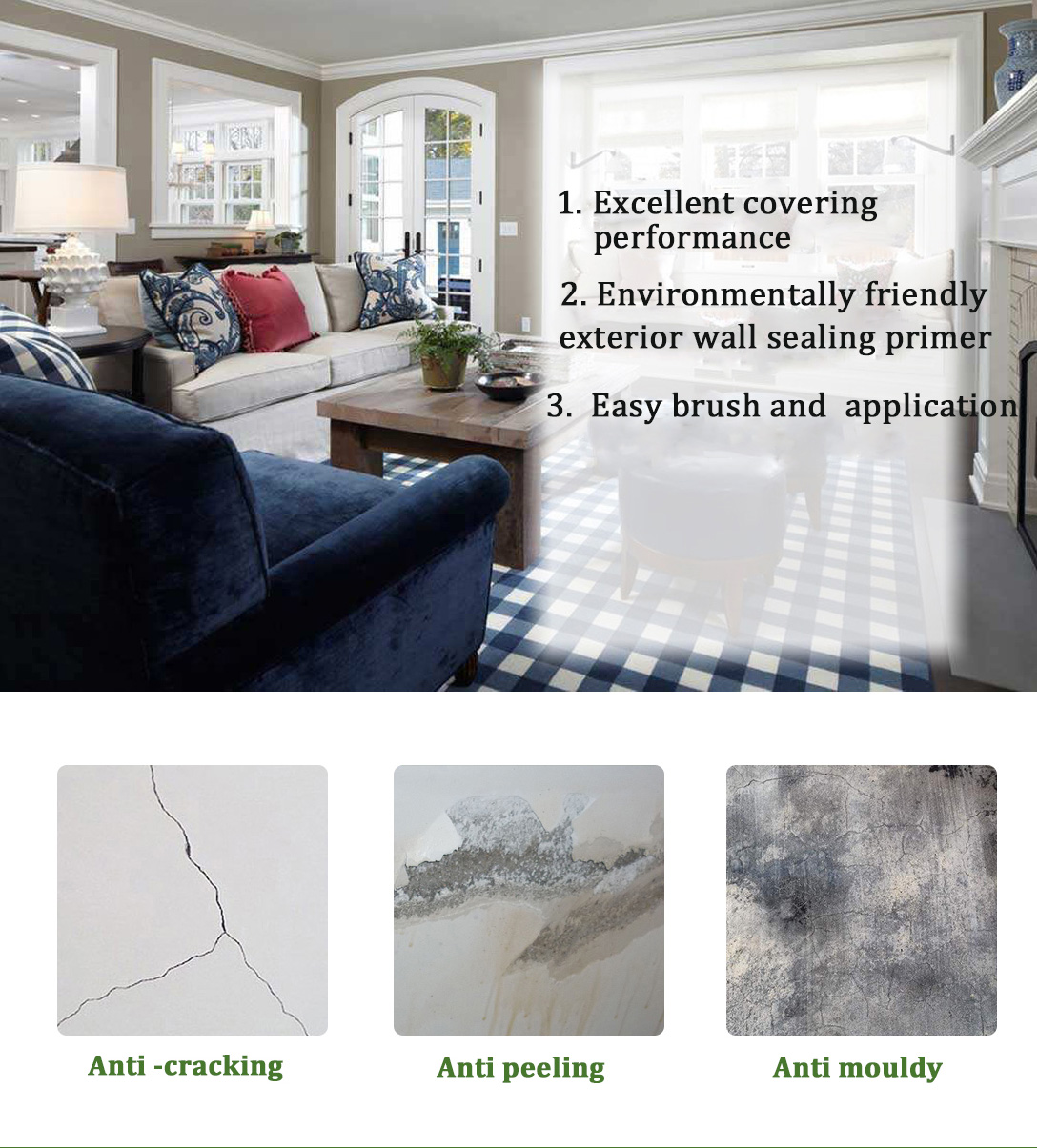 Water-based Paint for Brush Application EINECS No. 201-177-9 Environmentally Friendly