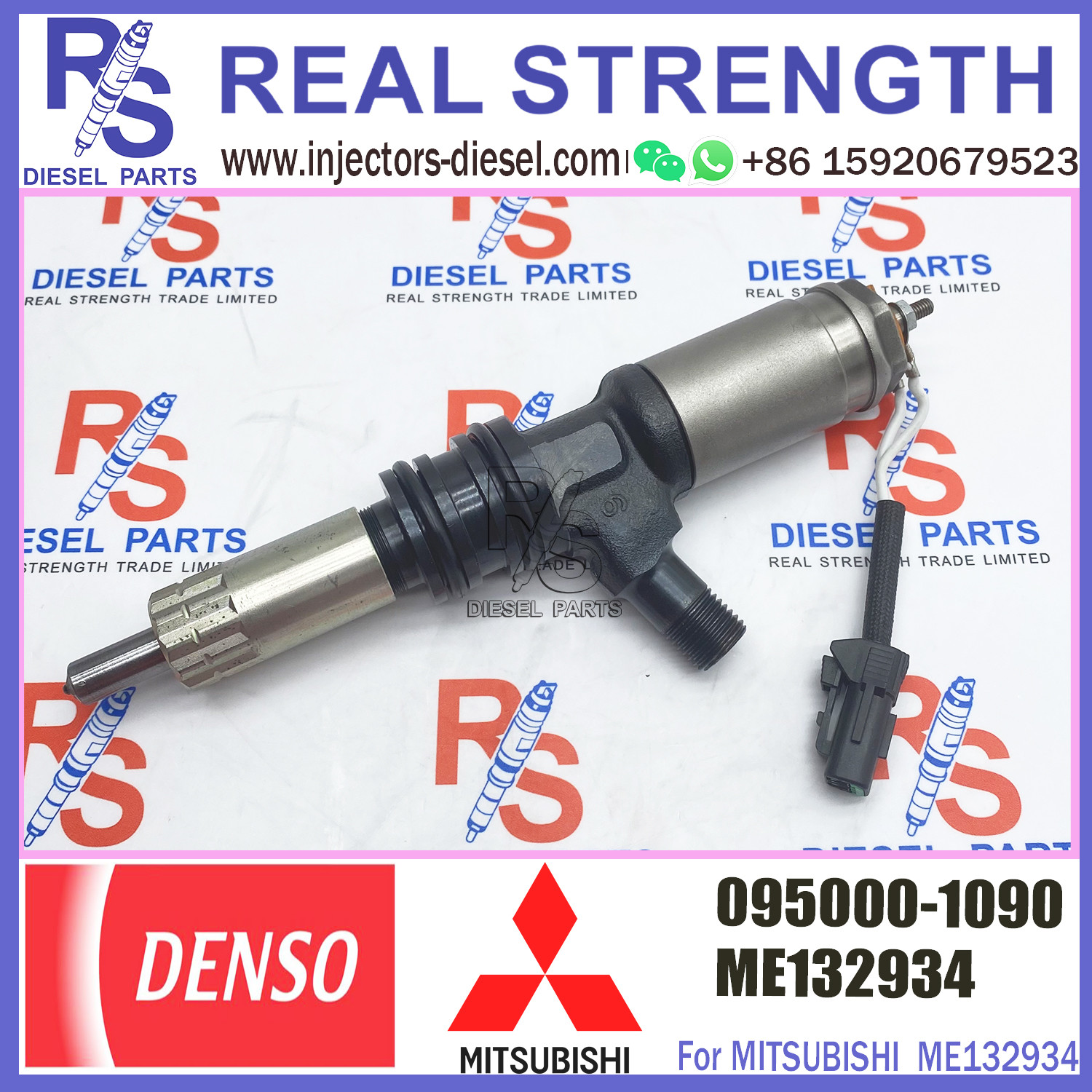 Diesel nozzle assembly common rail injector ME302566 ME132934 095000-1090 for 6M60 common rail pump system