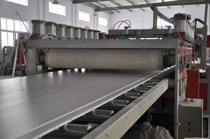 WPC Wood Plastic Composite Production Line Board Making , Wpc Board Machine