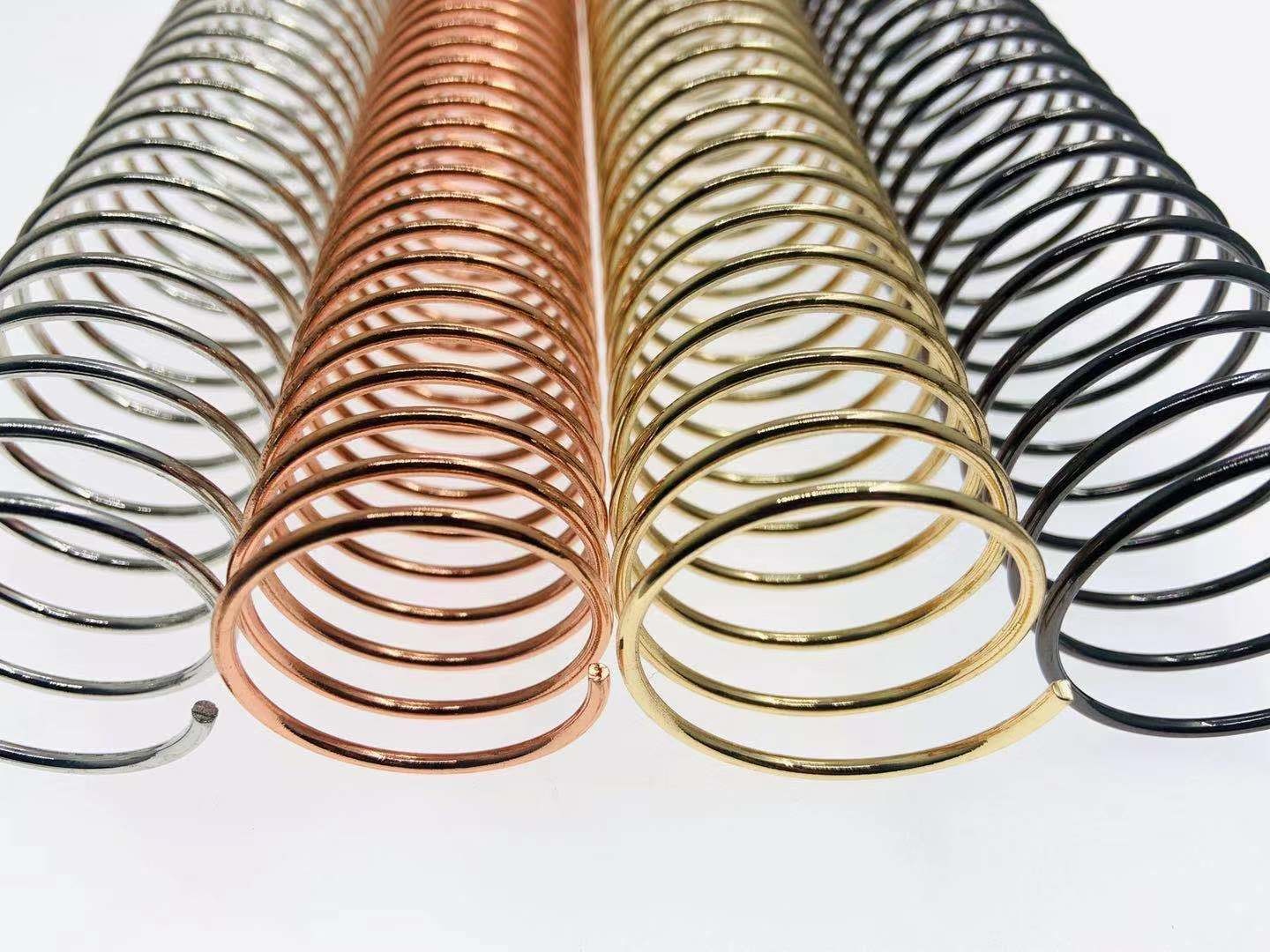 40mm Metal Book Binding Coils With Electroplate Finish