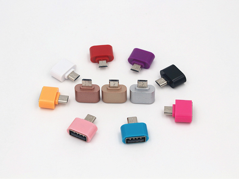 New Ultra Short Micro USB to Type-C Connector OTG Mini USB Adapter for Smartphone