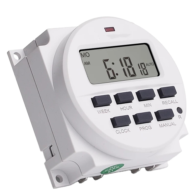 7 days time controller automatically cycling voltage output TM618 programmable timer switch