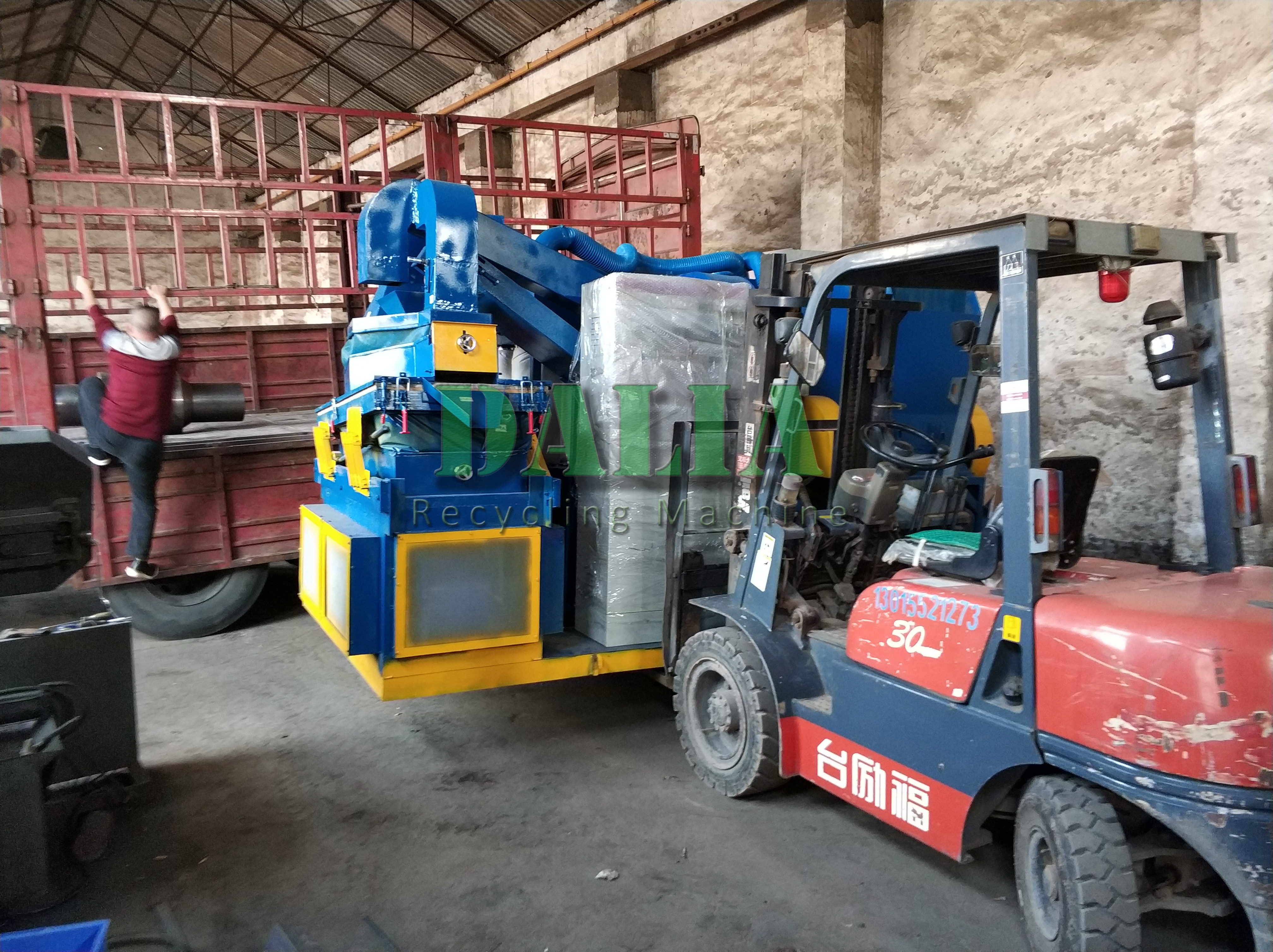 380V Copper Cable Granulator Machine Copper Shredding Machine Environmental