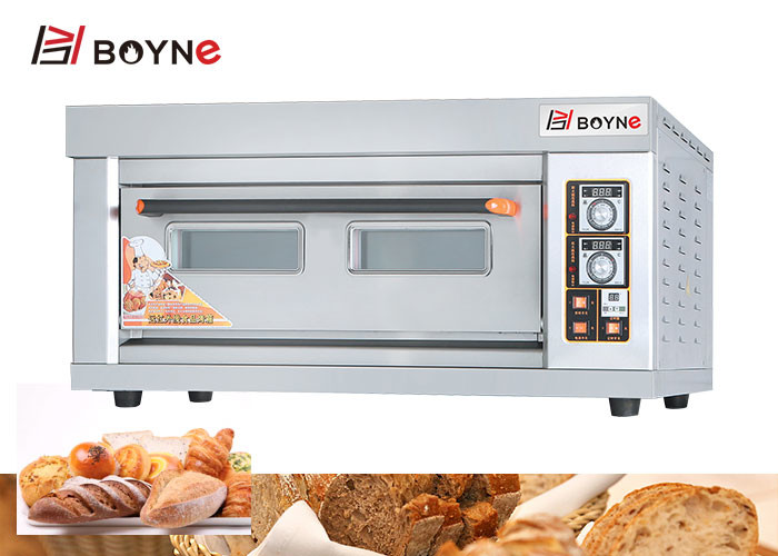 Commercial Bakery Single Deck Oven With 20-400 Degreed High Temperature