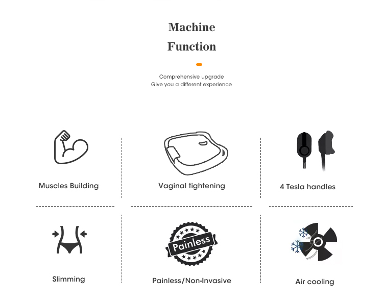 7 Tesla Electromagnetic Shaping Hi-Emt Build Stimulation Slimming 4 Handles Ems Slim Neo Rf Muscle Ems Sculpting Machine