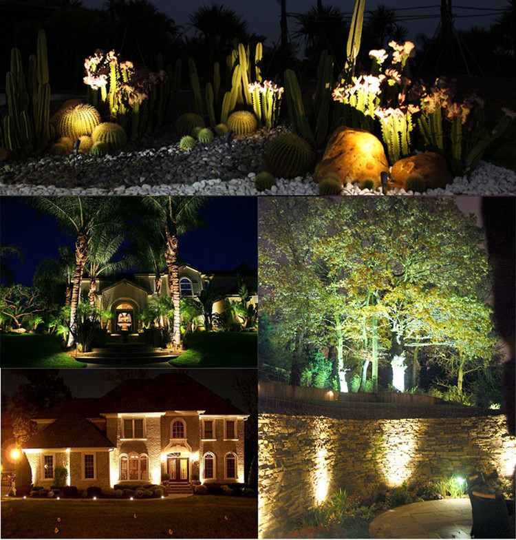 Adjustable Outdoor Lawn Lights 5w , Ground Spike Lights 50000h Working Lifetime
