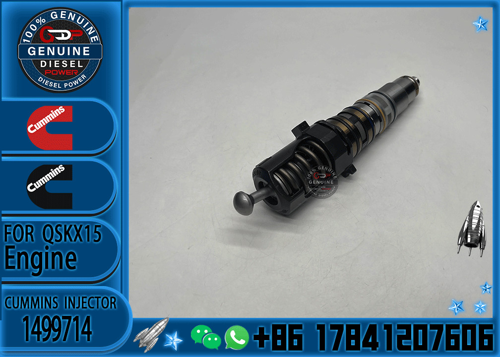 Isx15 Qsx15 X15 Engine Diesel rail Fuel Injector 1499714 1464994 1521977 1511696 1529790 for C-UMMINS engine