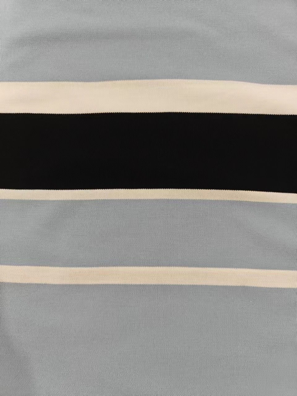 Breathable High Quality And Healthy Striped Knit Fabric For Polo Shirt