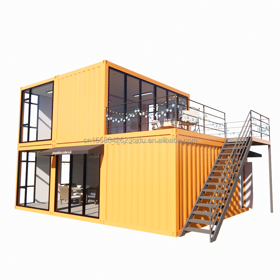 20ft Flat Packaging Sturdy and Durable for Bathroom Outdoor Container Storage Room Glass