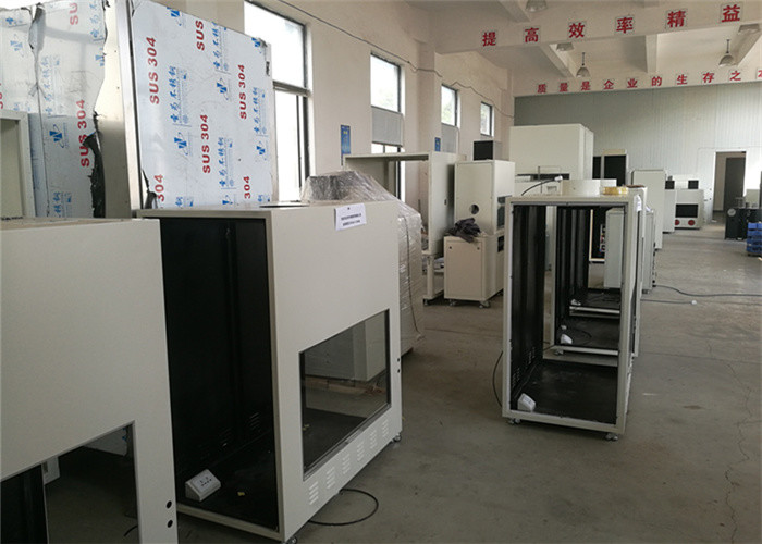 Wire Flame Test Chamber , Standard GB18380.11.12 Flame Resistance Test 1-10l/min Air flow