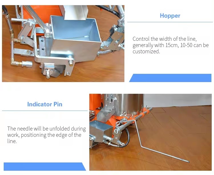 Factory Hand Push Road Marking Machine Good Price Light Weight Thermoplastic Road Machine