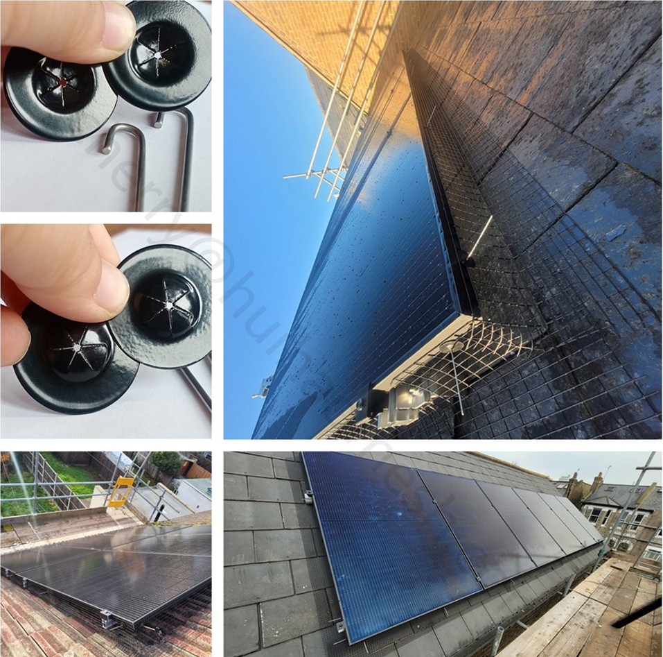 Stainless Steel Solar Panel Mesh Clips For Pest Control Service