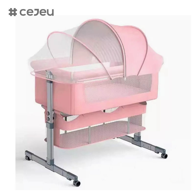 CJ-BBJ-006 New Wholesale Portable Folding Removable Low Price Guaranteed Quality Rocker Fold-Able Baby Cradle Sleeping C
