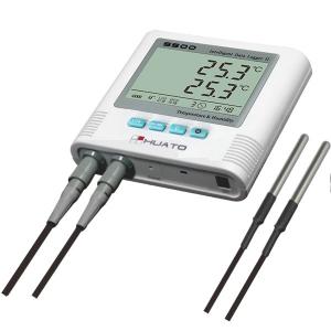 Buy cheap Dual Temperature Humidity Data Logger With Alarm Function High Accuracy product