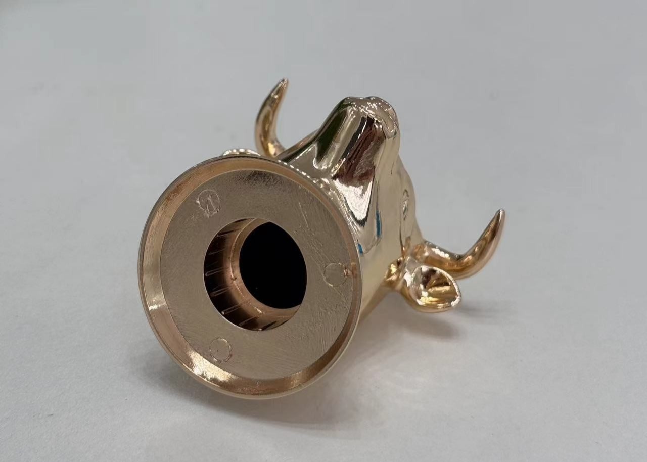 Zinc-Alloy Bull-Shaped Perfume Bottle Caps For Matching With Perfume Bottles