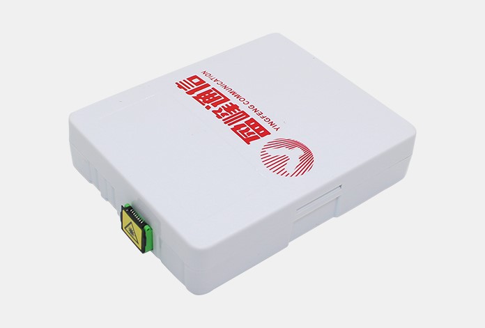 700 1 Core Fiber Wall Outlet Box / Fiber Termination Box For FTTH Networks