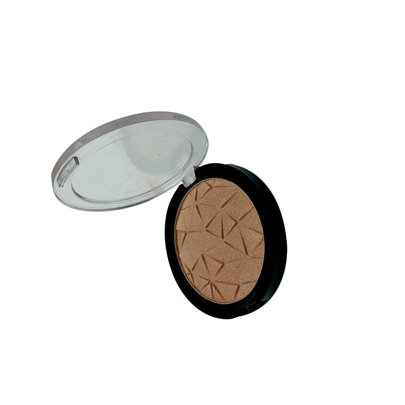 Monochrome Stereo Plastic Face Contouring Face Bronzer Powder OEM