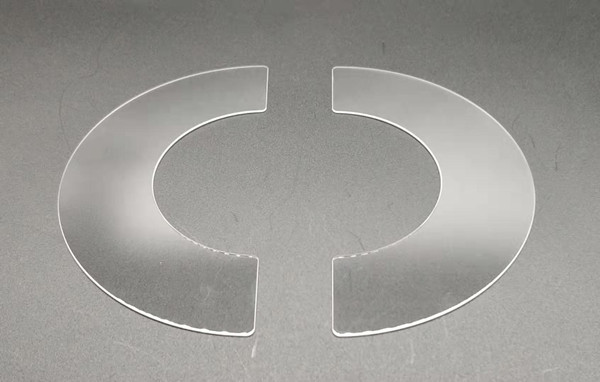 Customized 2040C Sapphire Glass Parts , Sapphire Window clear For Machine