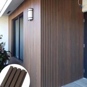 Buy cheap Plastic Wood Panel WPC Recycled Composite Wood Effect Wall Cladding product
