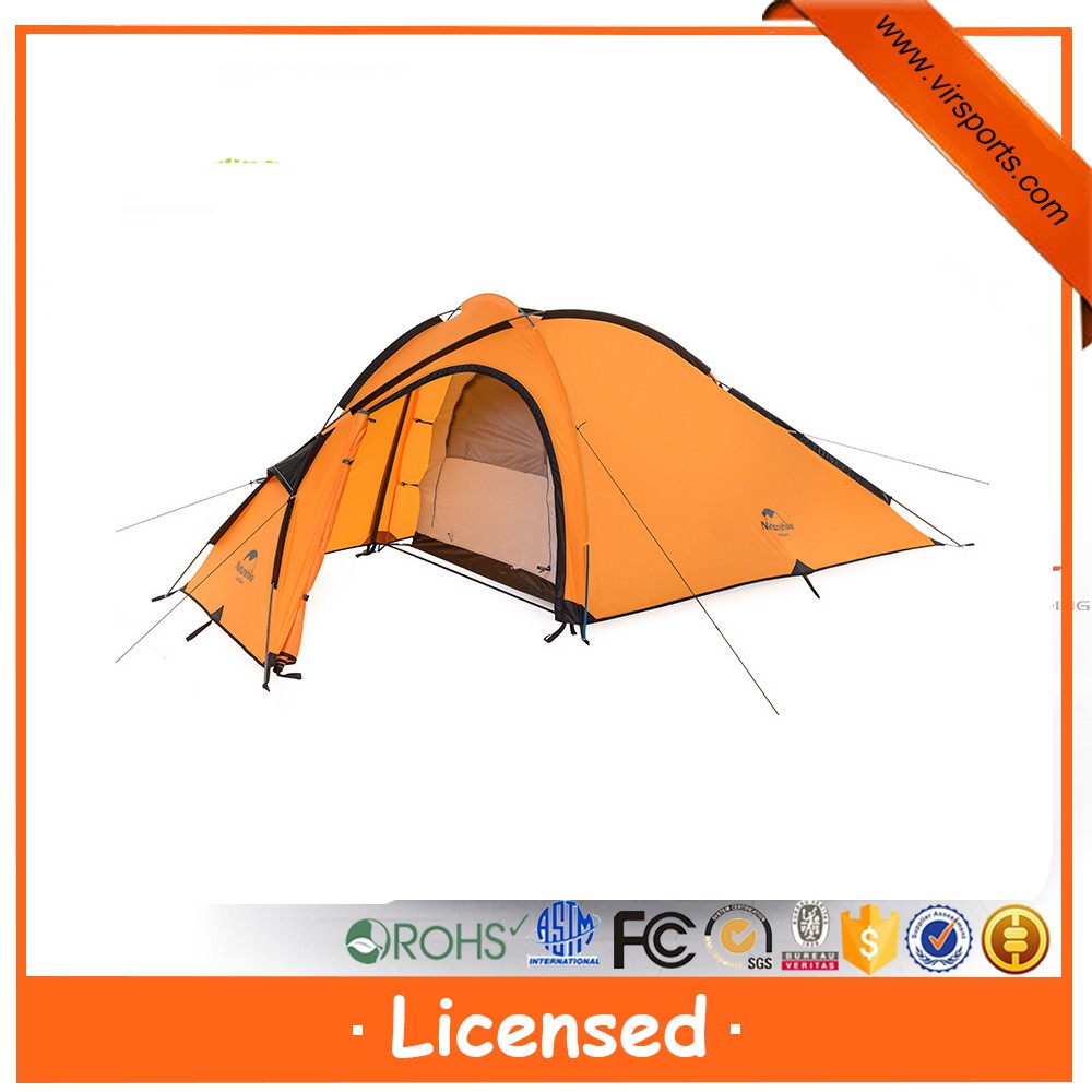 Hot Selling portable 3-4 Person Waterproof Outdoor Camping Tent for trekking and family